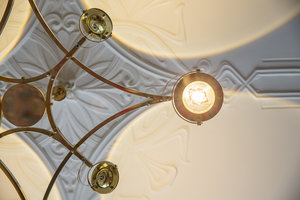 Detail Hanglamp met lenzen