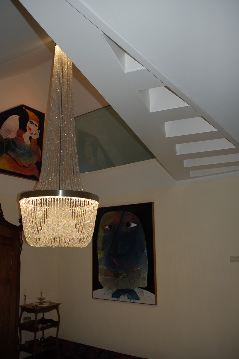 Detail Grote Kristal kroonluchter Grote kristalkroonluchter swarovski