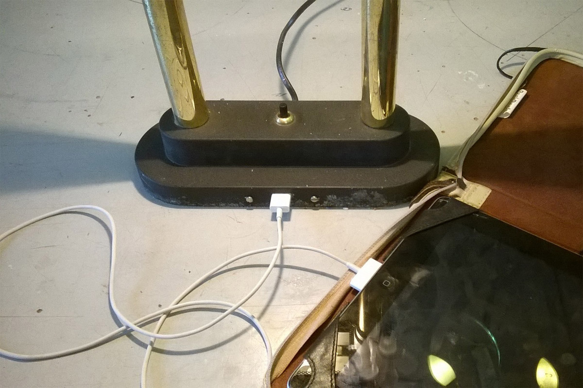 Reparatie lampje met USB poort