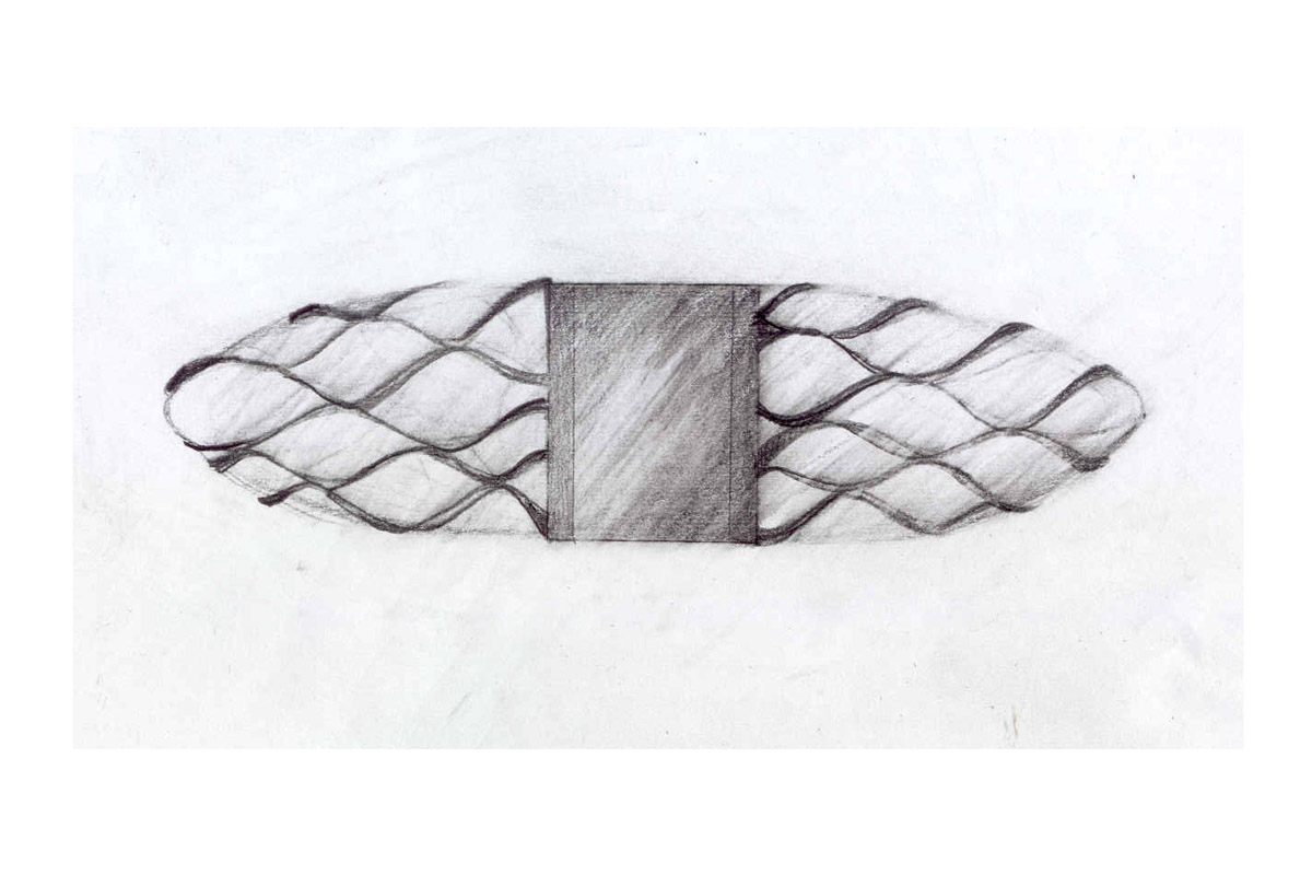 Ontwerptekening wandlamp