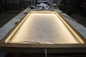 Replica Glas in Lood paneel met licht