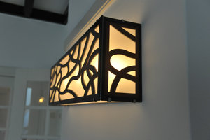 Wandlamp Mie-leng Gefused glas