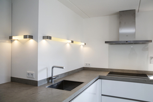 Gecast glas keuken verlichting