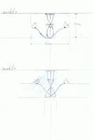 Ontwerptekening Mandarijn kroonluchter