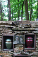 Urn glasfusefoto