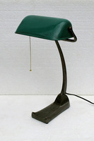 Burolamp met groen glas