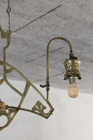 Jugendstil kroonluchter reparatie